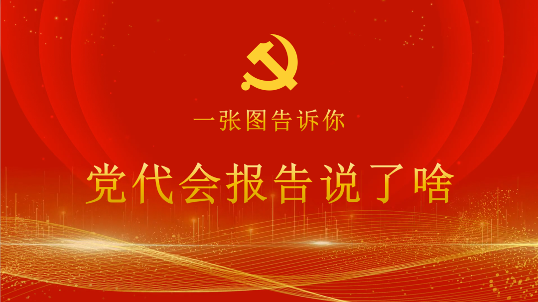 聚焦党代会 | 一张图告诉你，党代会报告说了啥